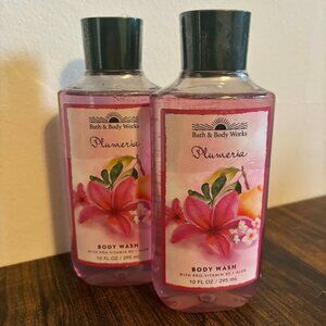 Bath & body works Plumeria body wash 2 pack